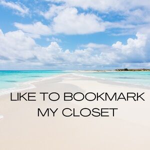 LIKE THIS LISTING TO BOOKMARK MY CLOSET OR TO BE NOTIFIED 🌺